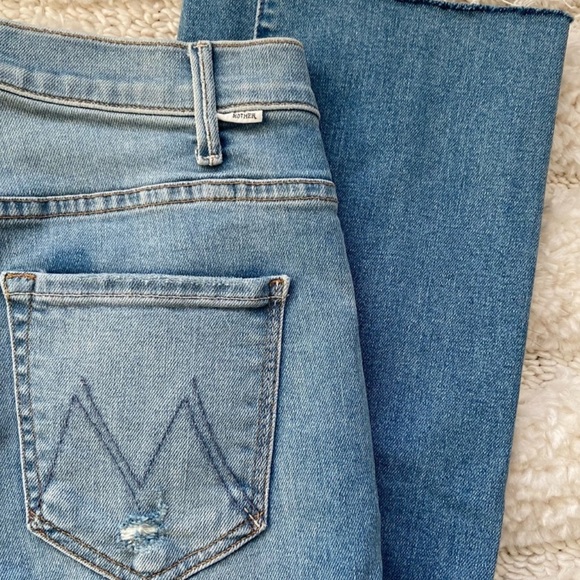 MOTHER hustler ankle fray size 28 - Picture 3 of 5